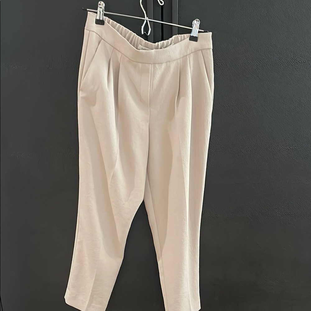 Elegant Cream Women's Pants Aritzia Babaton